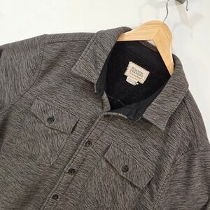 Boston‎ Traders Mens XXL Fleece Lined Sherpa Shacket Button Down Jacket